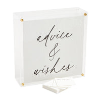 Advice & Wishes Box BY MUD PIE