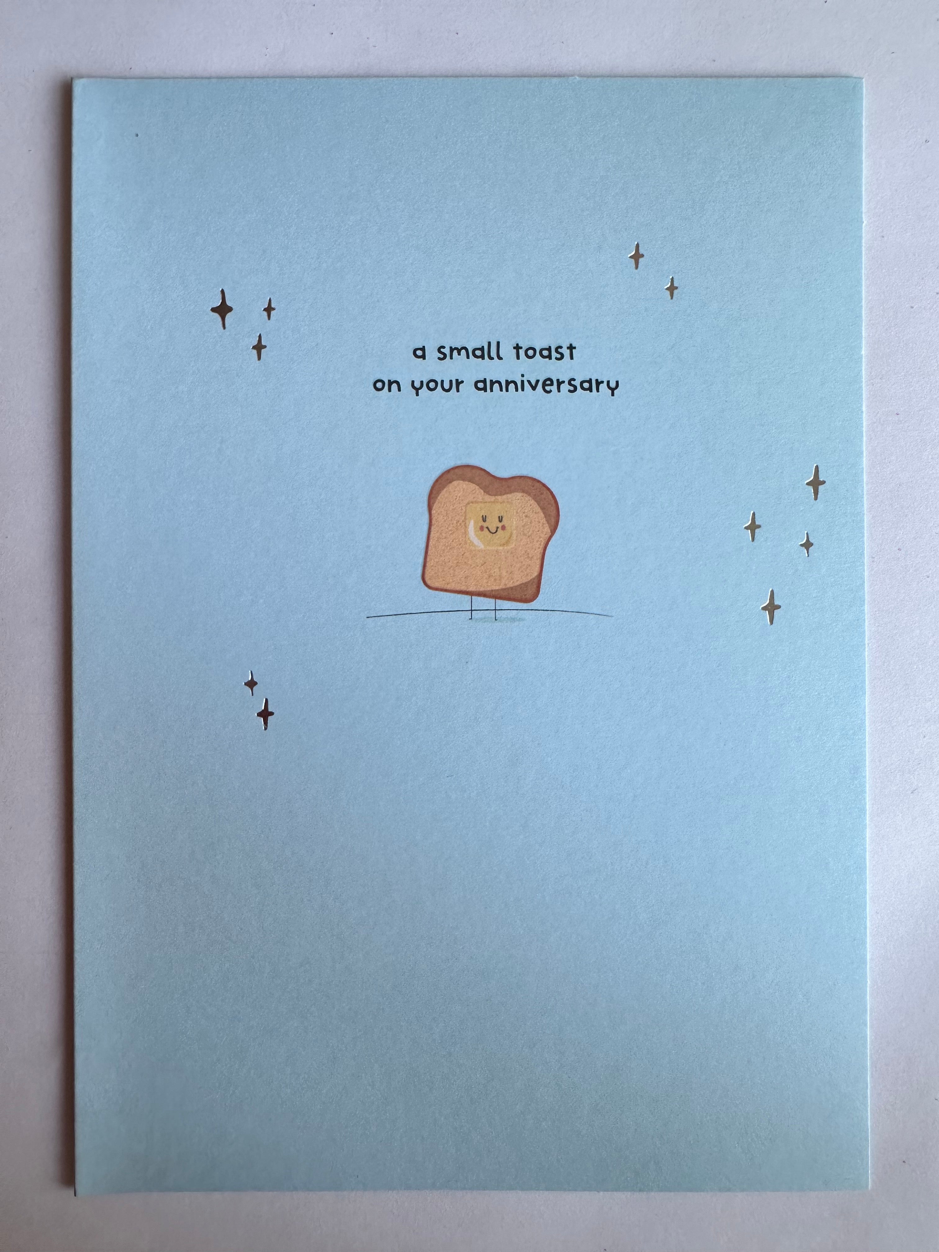 SMALL TOAST CARD - A. Dodson's