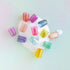Rainbow Stubble Votive, By Glitterville, 12 Colors - A. Dodson's