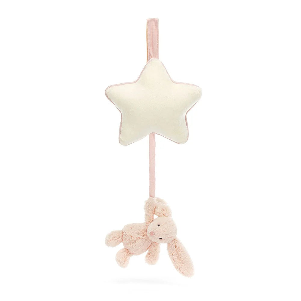 Bashful Blush Bunny Musical Pull By Jellycat - A. Dodson's
