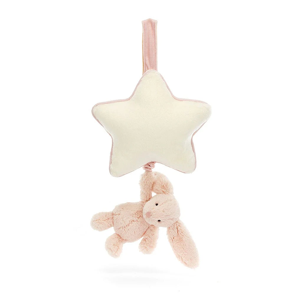 Bashful Blush Bunny Musical Pull By Jellycat - A. Dodson's