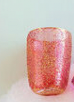 Rainbow Stubble Votive, By Glitterville, 12 Colors - A. Dodson's