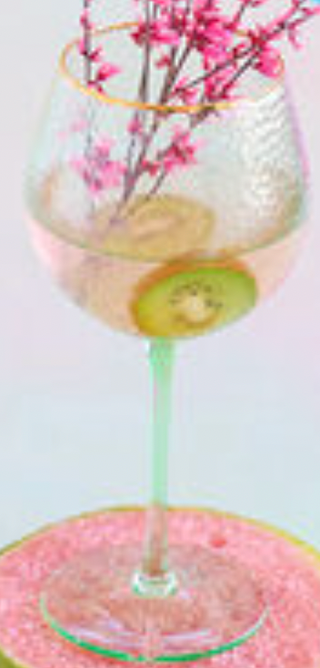 Rainbow Wine Glass, 8 Colors By Glitterville - A. Dodson's