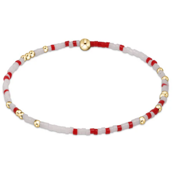 BRIGHT RED GAMEDAY HOPE SINCERITY 2MM BRACELET main image 0