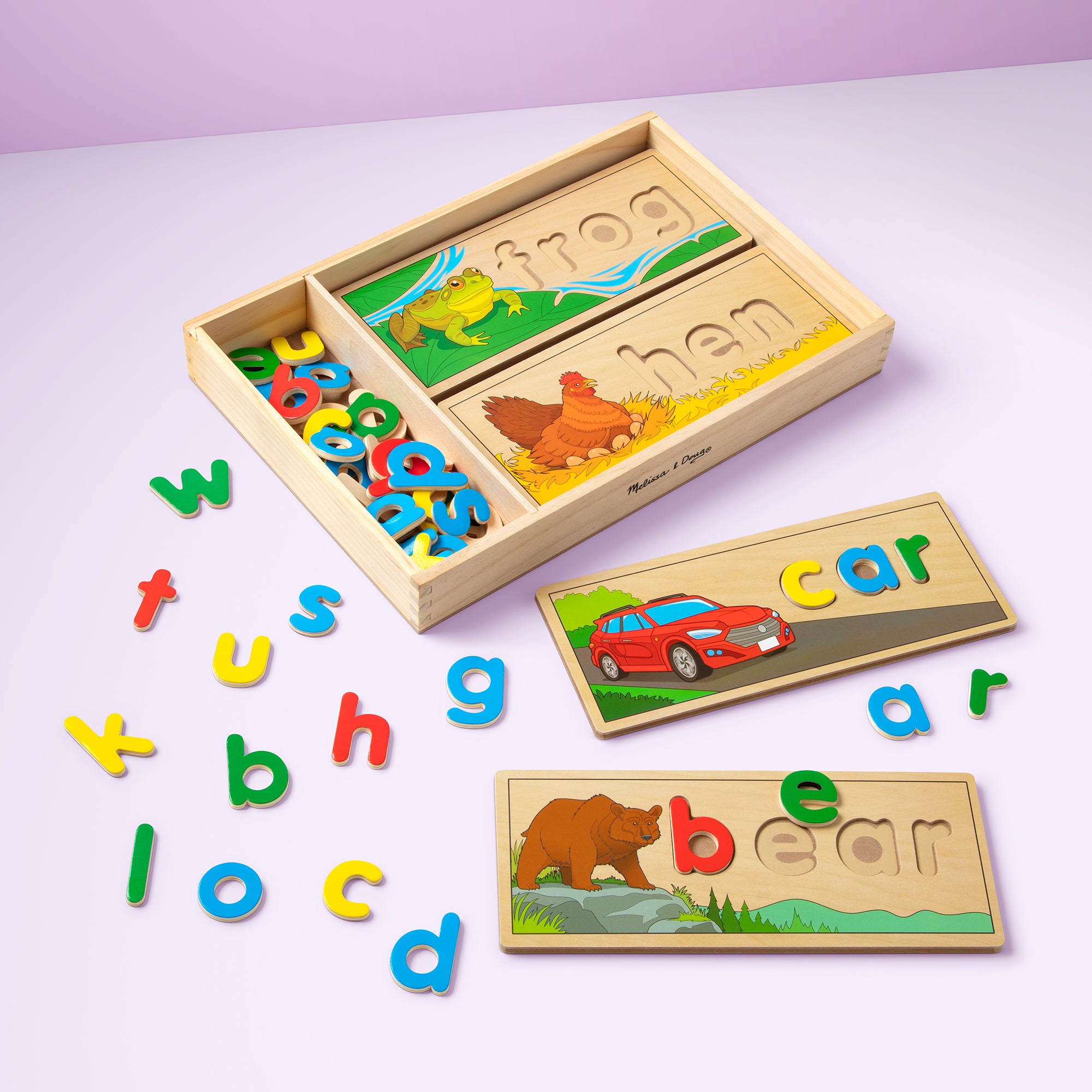 Melissa Doug See Spell Wooden Educational Language Learning