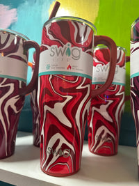 SWIG 40oz Fanzone Crimson + White Mega Mug
