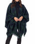 Brinley Belted Poncho, Green By Mud Pie