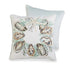 18" Seascape Oyster Wreath Pillow