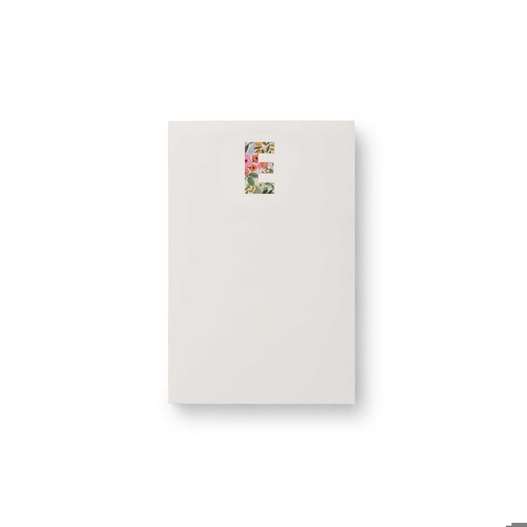 Monogram Initial Garden Zipper Pad by Rifle Paper Co