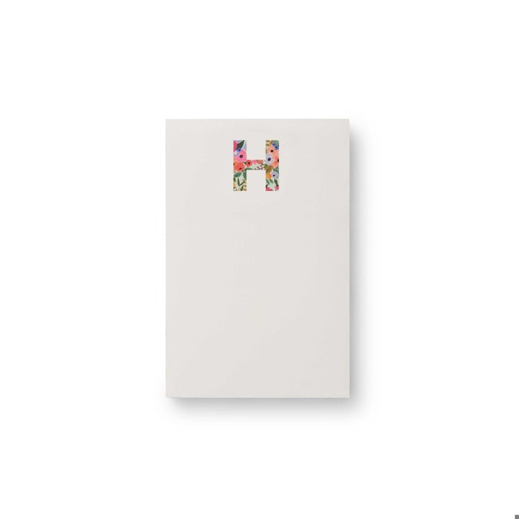 Monogram Initial Garden Zipper Pad by Rifle Paper Co