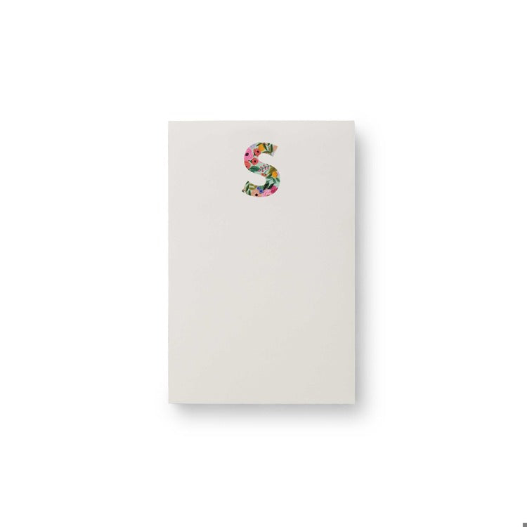 Monogram Initial Garden Zipper Pad by Rifle Paper Co