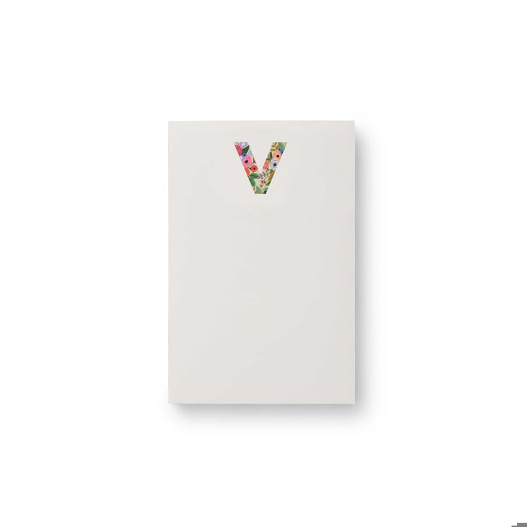 Monogram Initial Garden Zipper Pad by Rifle Paper Co
