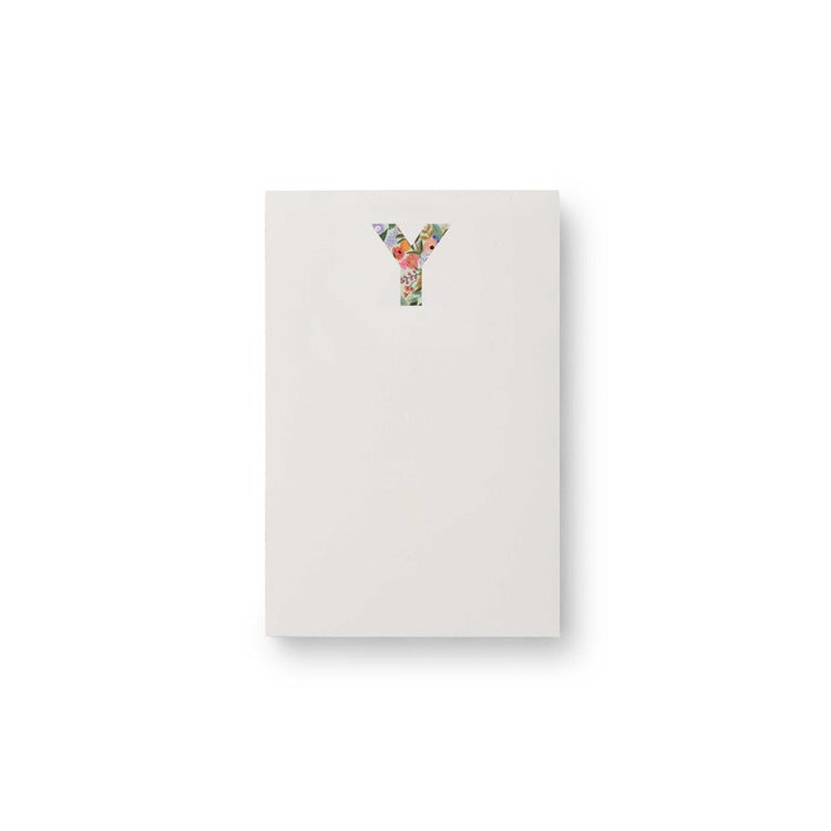 Monogram Initial Garden Zipper Pad by Rifle Paper Co