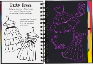 SCRATCH & SKETCH FASHION SHOW TRACE ALONG - A. Dodson's