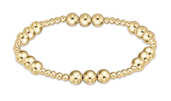 Enewton Extends Classic Joy Pattern Bead Bracelet - Gold 6mm