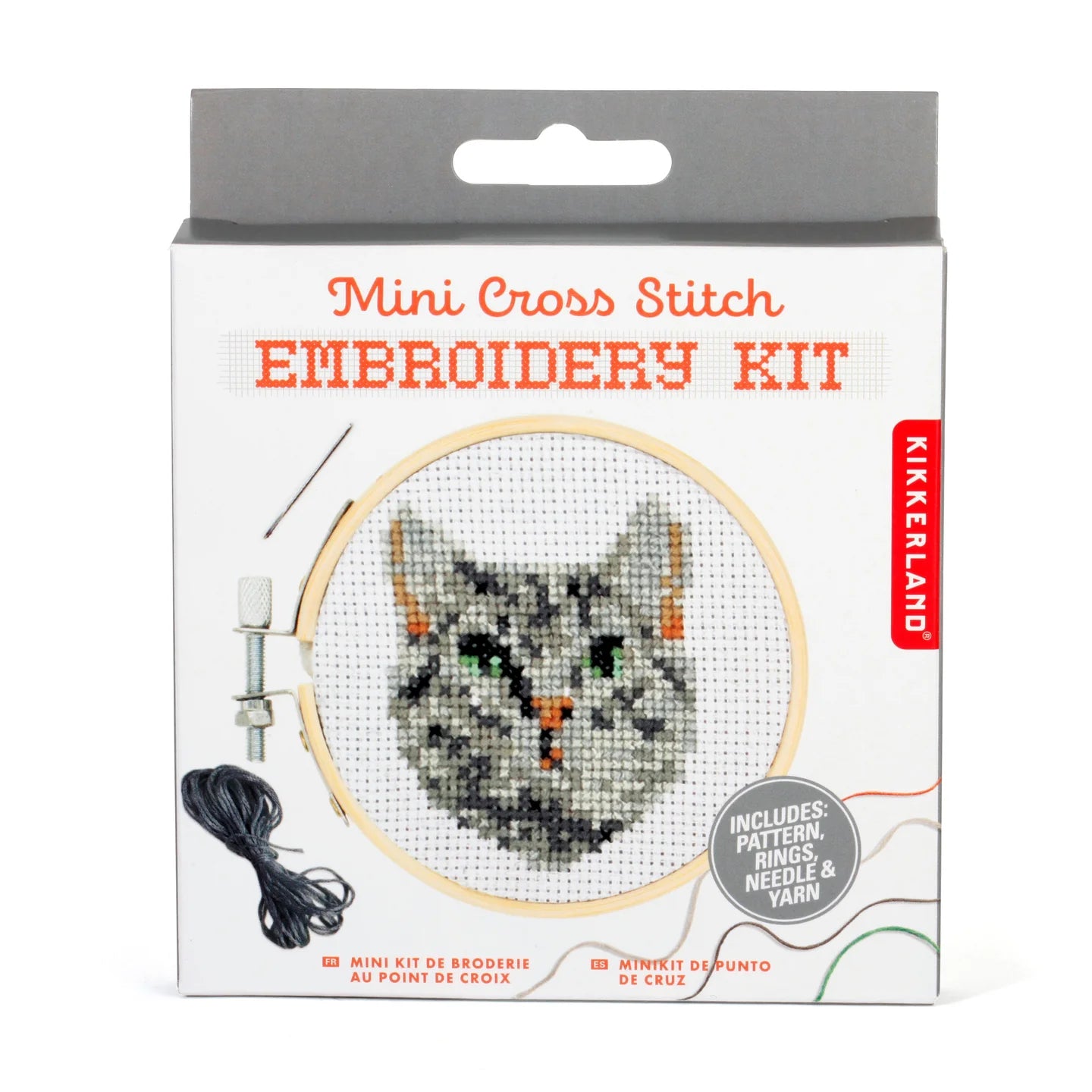 Mini CrossStitch Embroidery Kit Cat - A. Dodson's