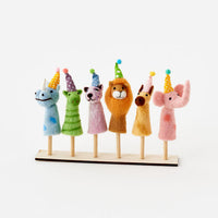 Party Animal Finger Puppet, 6 Styles, Wool