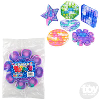 5" Tie Dye Bubble Poppers