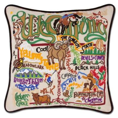WYOMING PILLOW BY CATSTUDIO - A. Dodson's