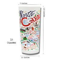 NORTH CAROLINA GLASS BY CATSTUDIO