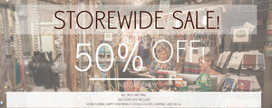 Storewide Sale: 50% Off {Almost} Everything!