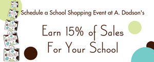 Schedule a School Shopping Event