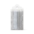 sparkle n shine short candle set of 24 - silver - A. Dodson's