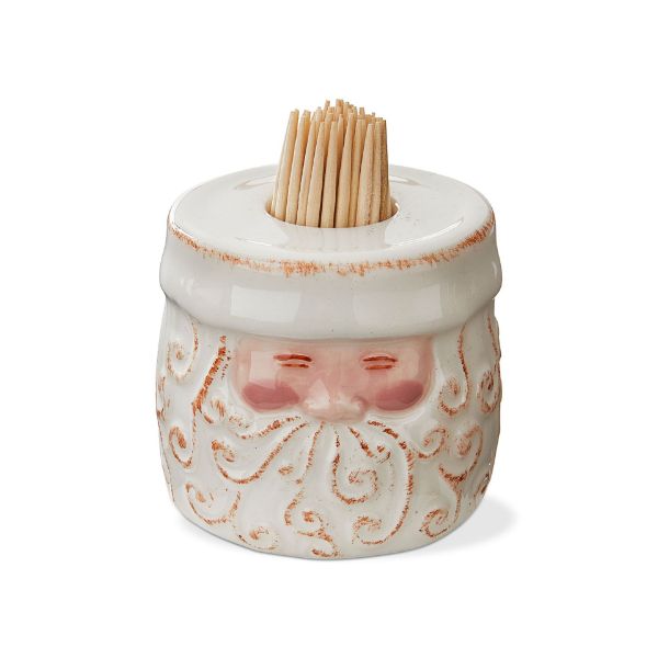 santa toothpick holder set