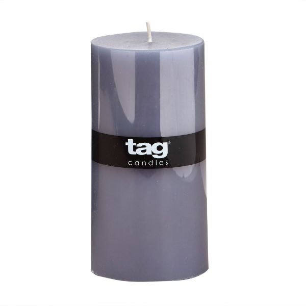 CHAPEL 3x6 PILLAR CANDLE - SLATE BLUE