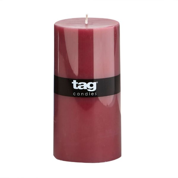 CHAPEL 3x6 PILLAR CANDLE - WINE - A. Dodson's