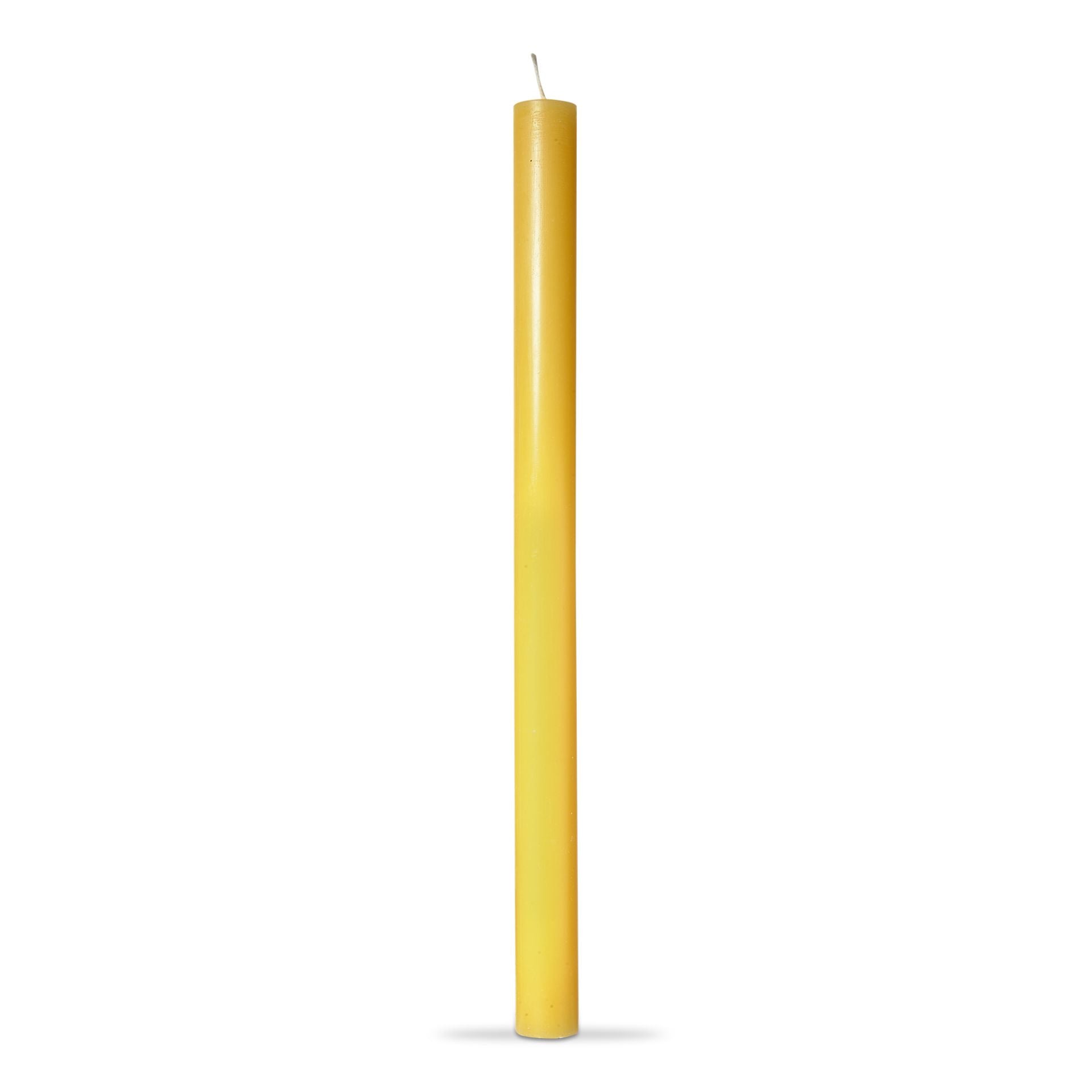 color studio 12" straight candle - ochre