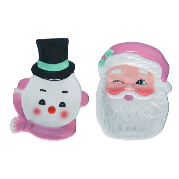 Pink Retro Holiday Spoon Rest