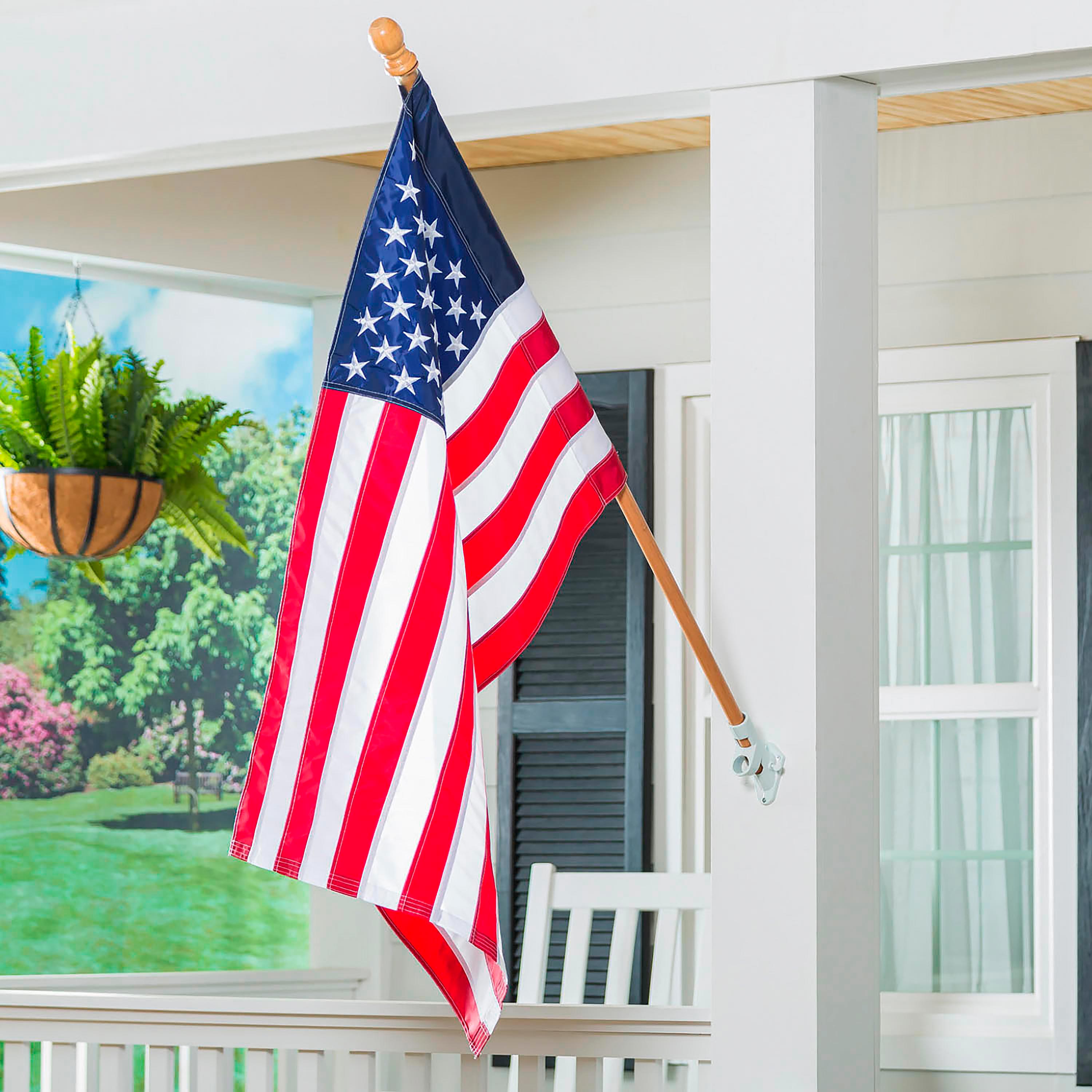 American Flag House Applique Flag