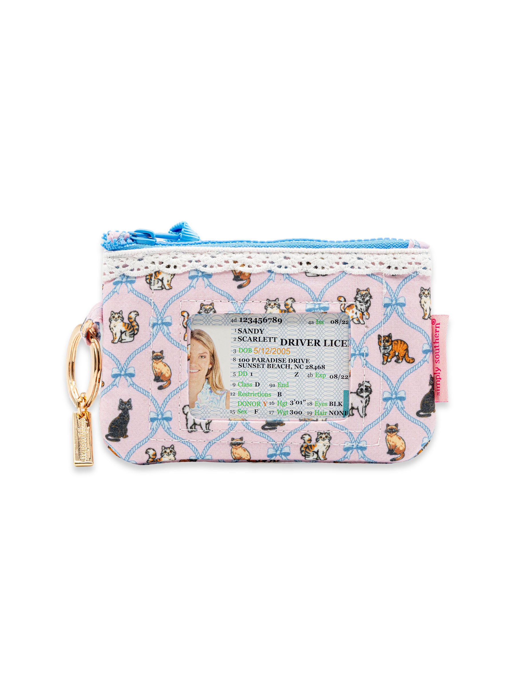 Simply Southern Lace ID Wallet - Cat Bow by Simply Southern