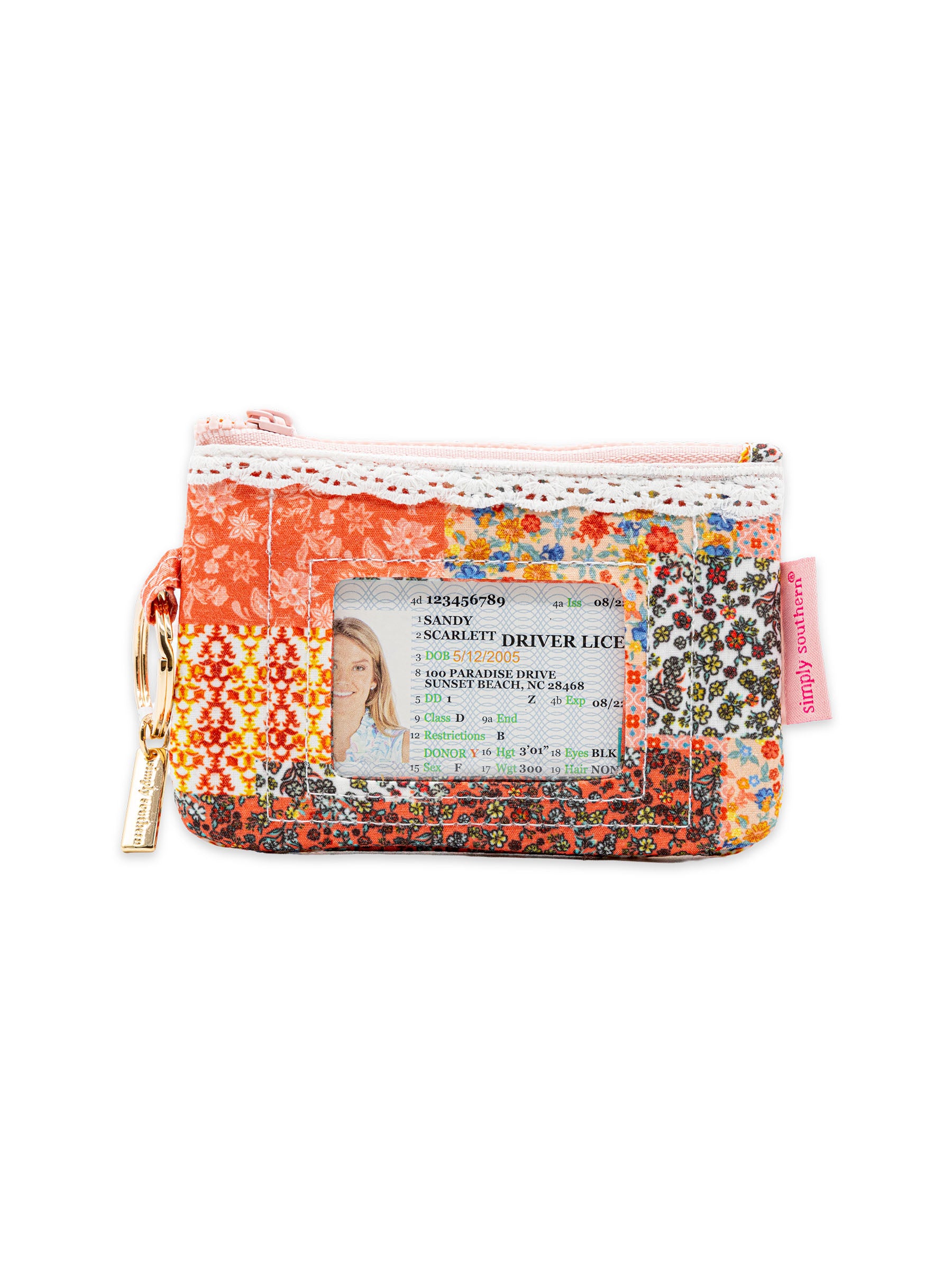 Simply Southern Lace ID Wallet - Quilted Floral by Simply Southern
