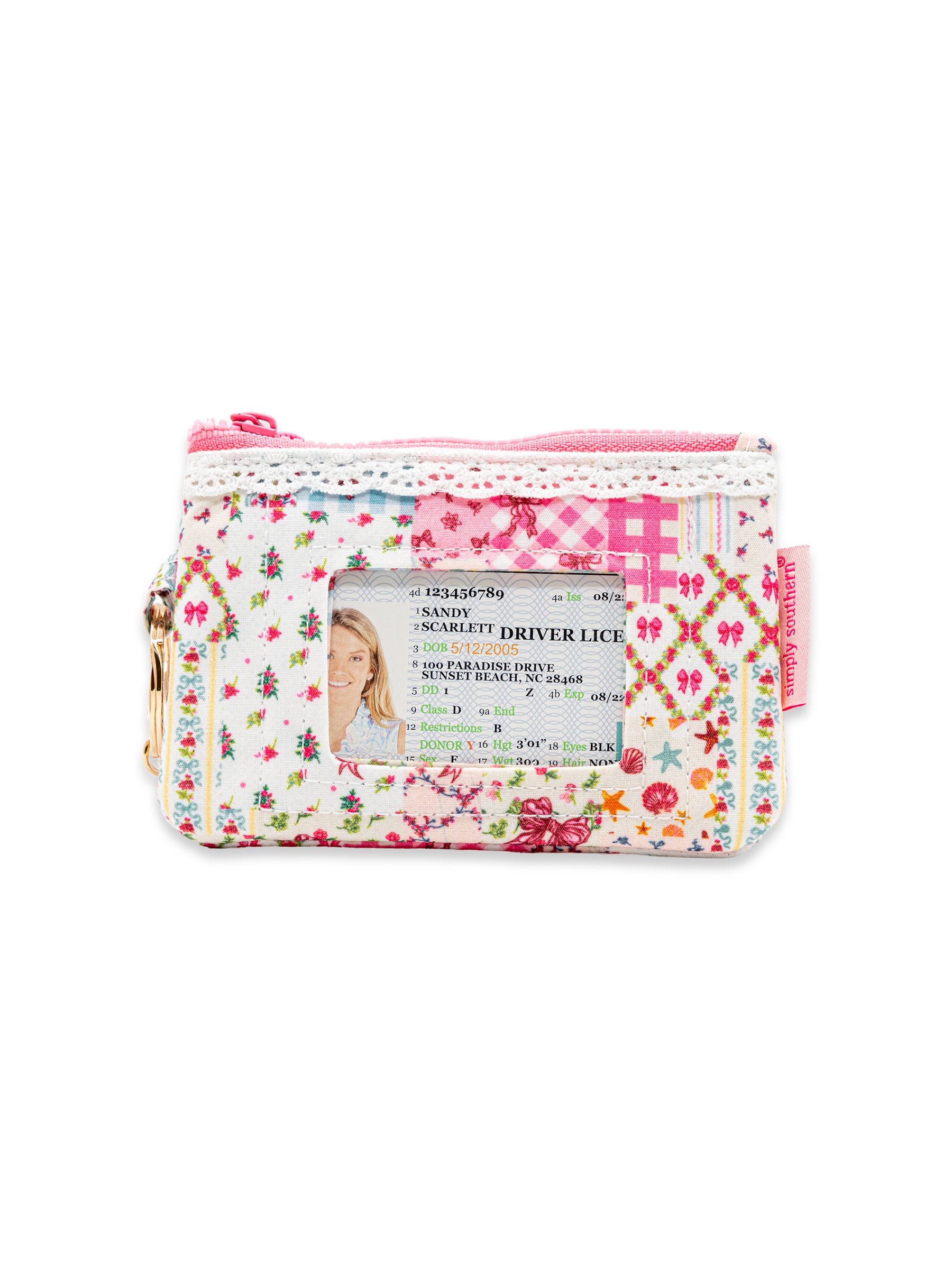 Simply Southern Lace ID Wallet - Quilted Bow by Simply Southern