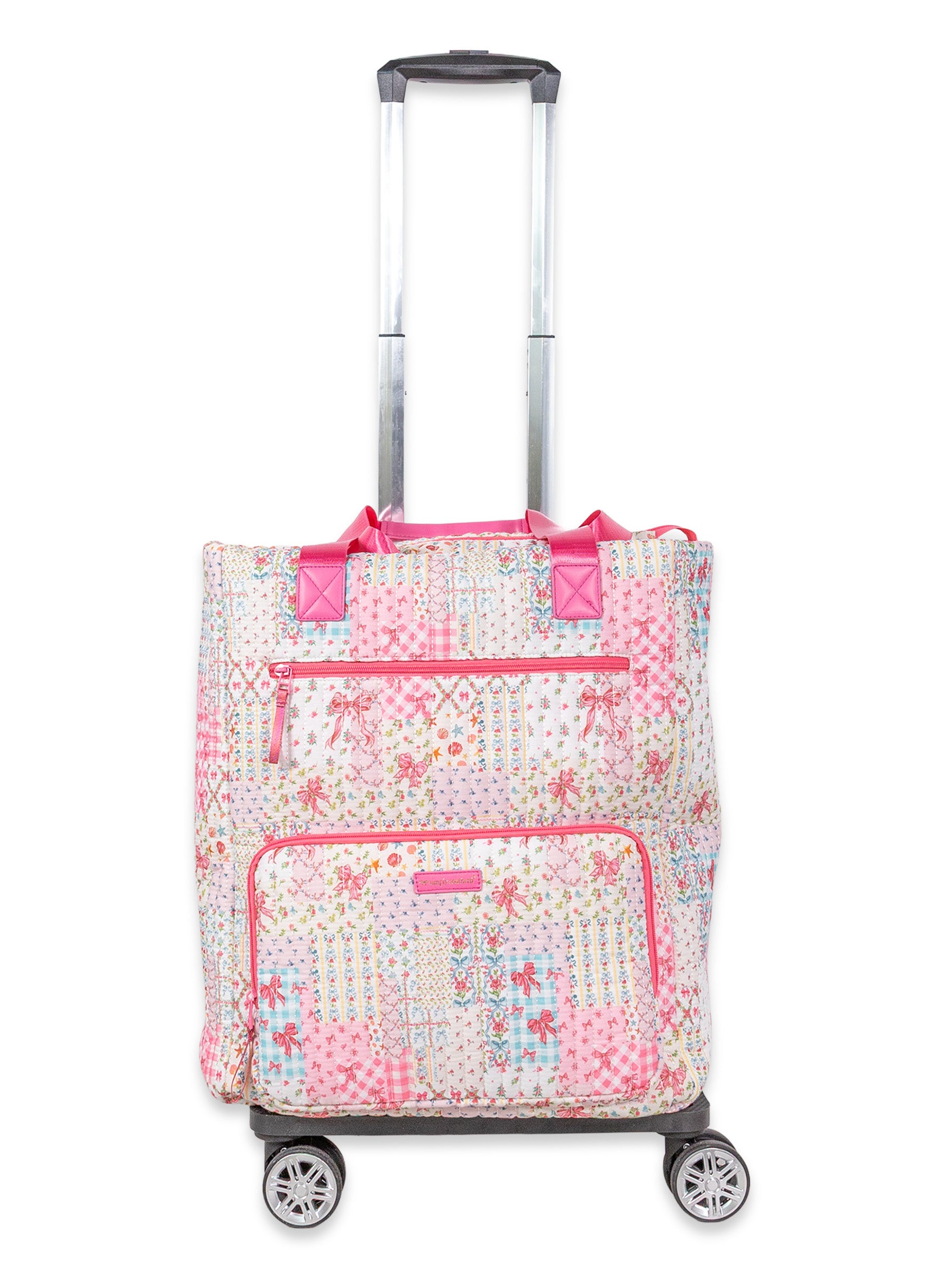 Simply Southern Swivel Rolling Tote - Quilted Bow by Simply Southern