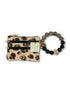 Simply Southern Beaded Bangle Wallet - Cream Leopard by Simply Southern