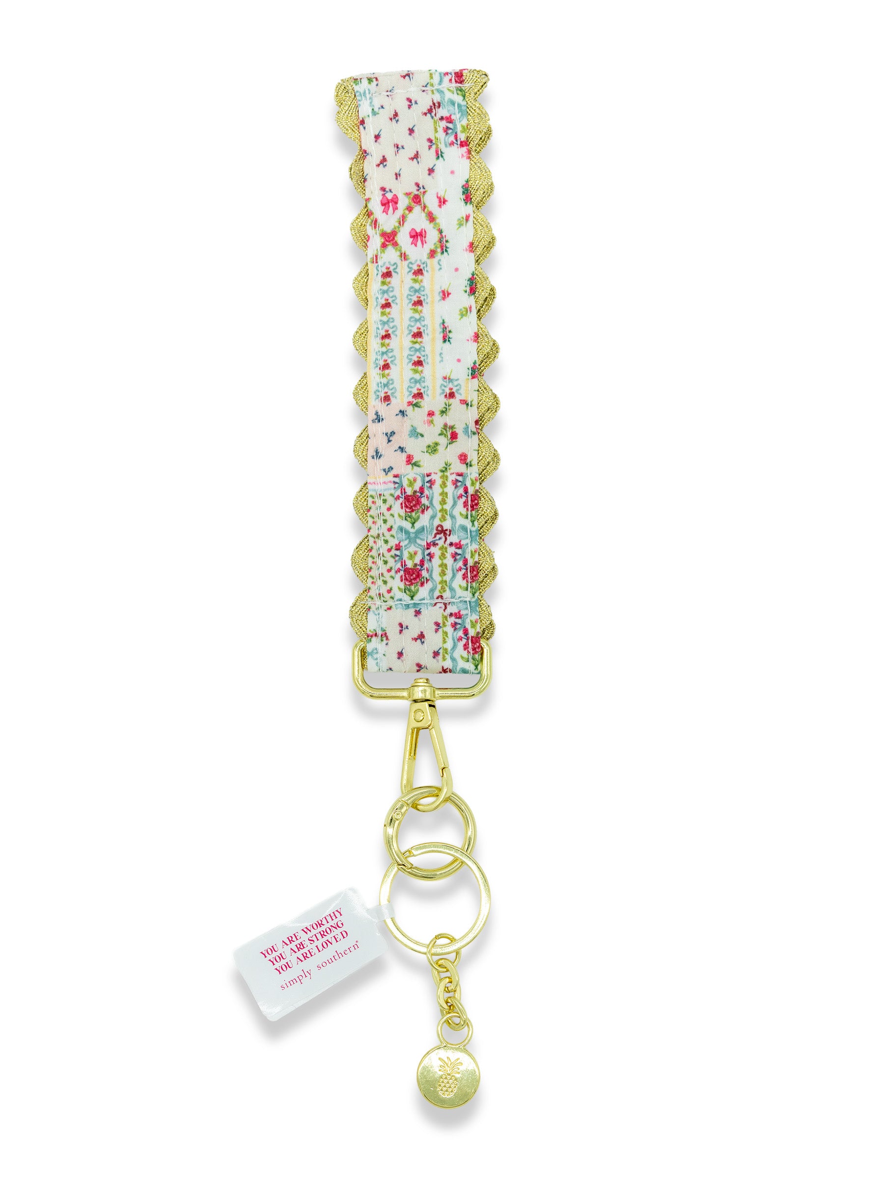 Simply Southern Lace Key Fob - Quilted Bow by Simply Southern