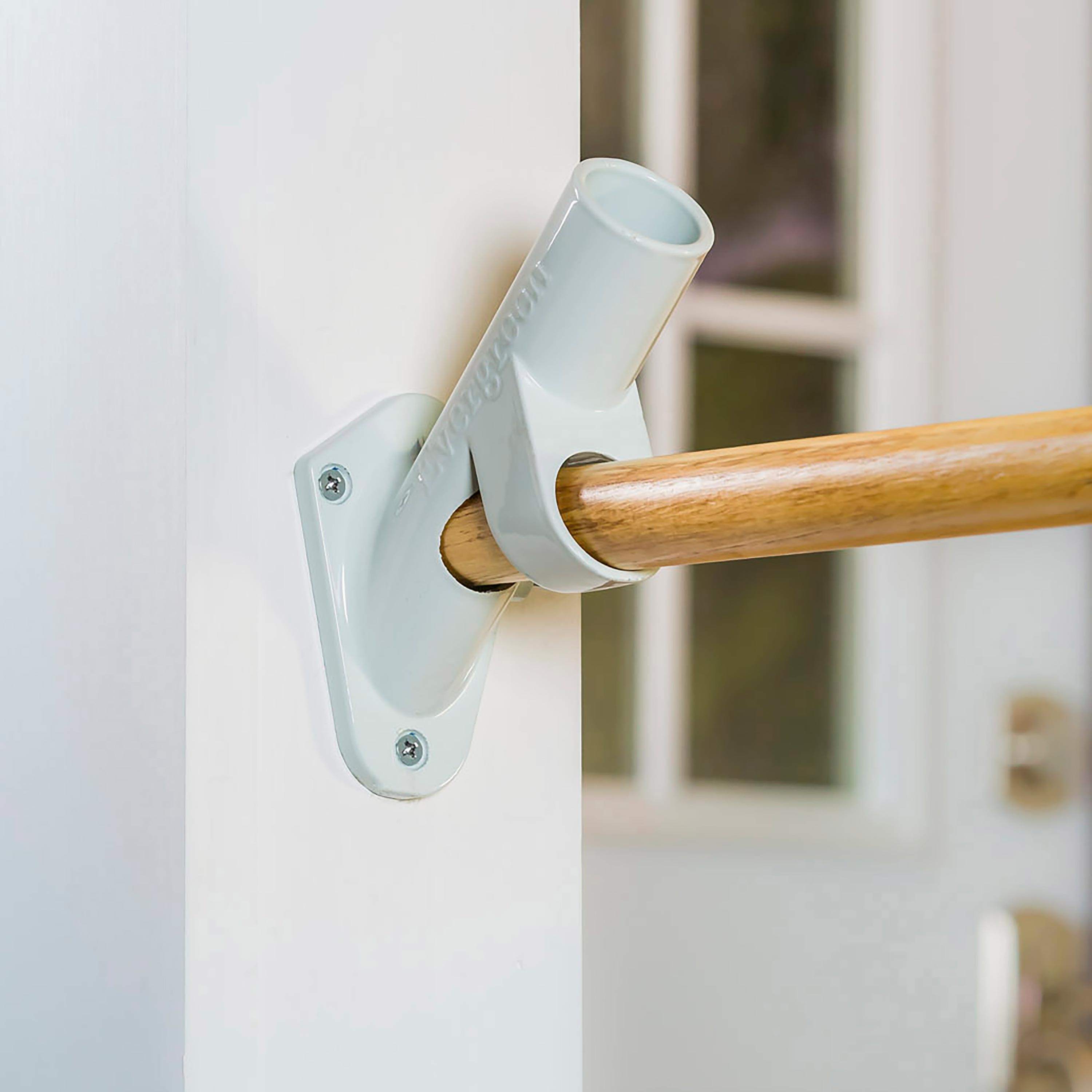 2-Position Aluminum House Flag Bracket, White