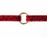 Scalloped in Red Leather Bracelet