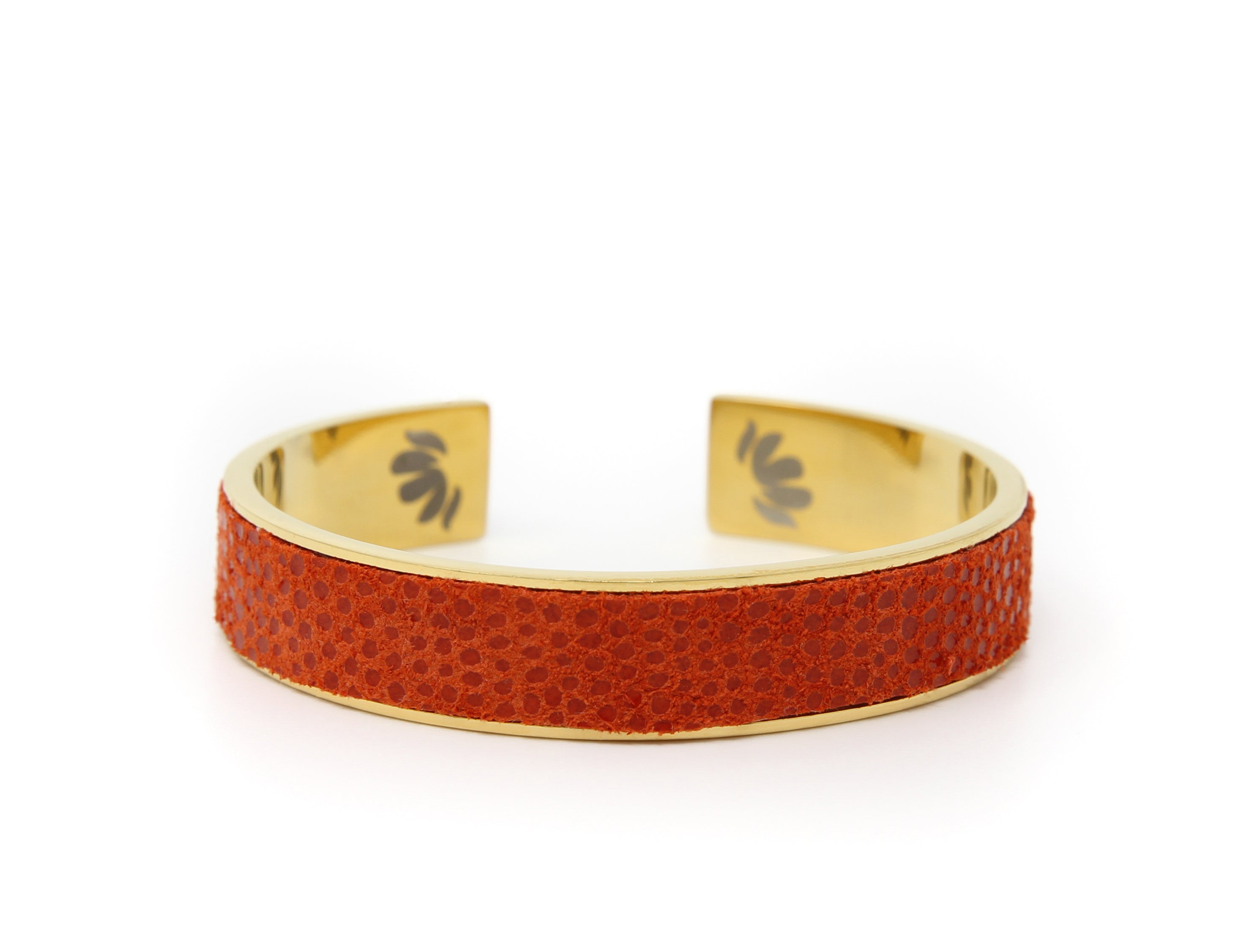 Coral Shimmer Bangle