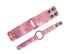 Starburst Magenta Leather Cuff