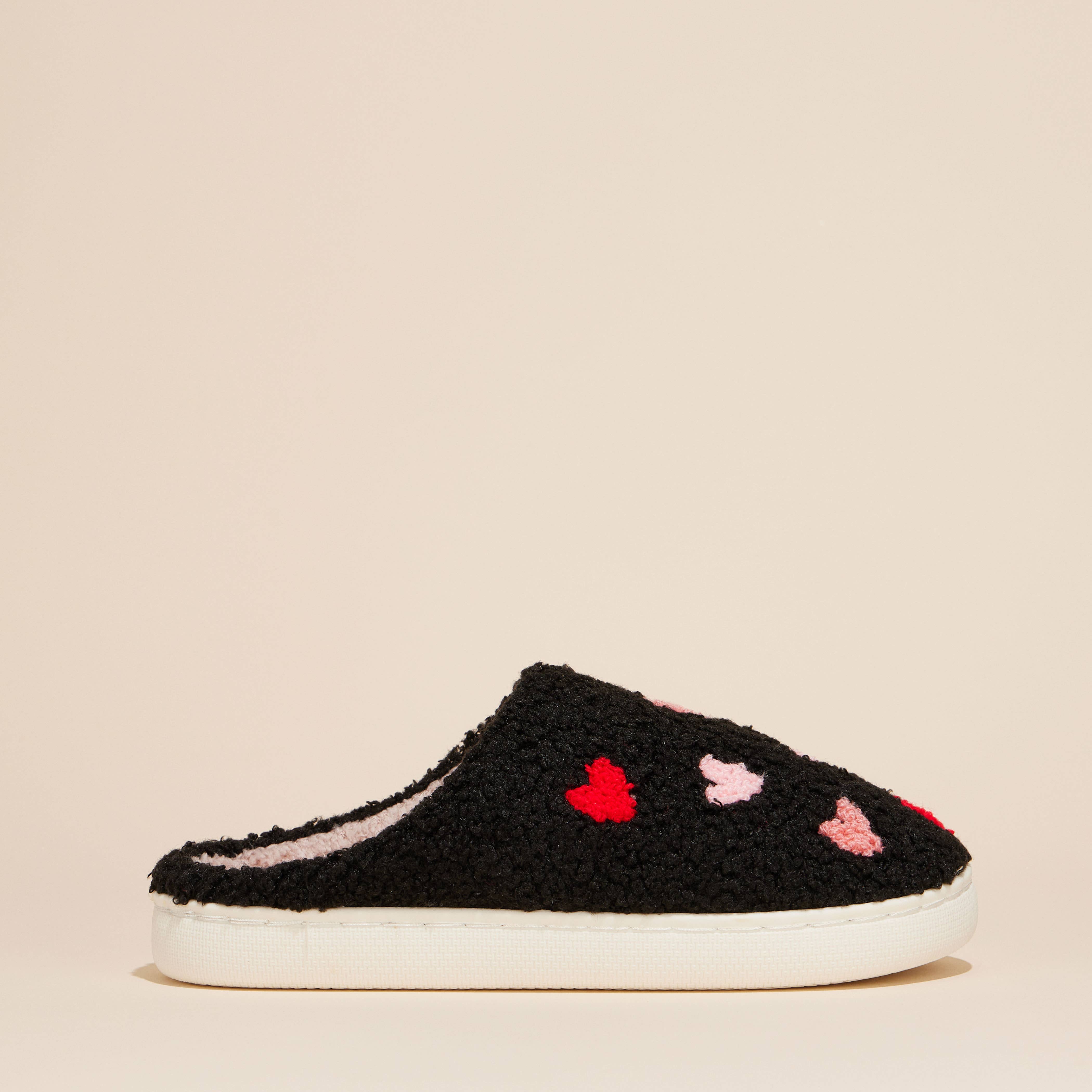 Multi Hearts Home Slippers