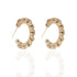 Petite Braided Hoop Earrings