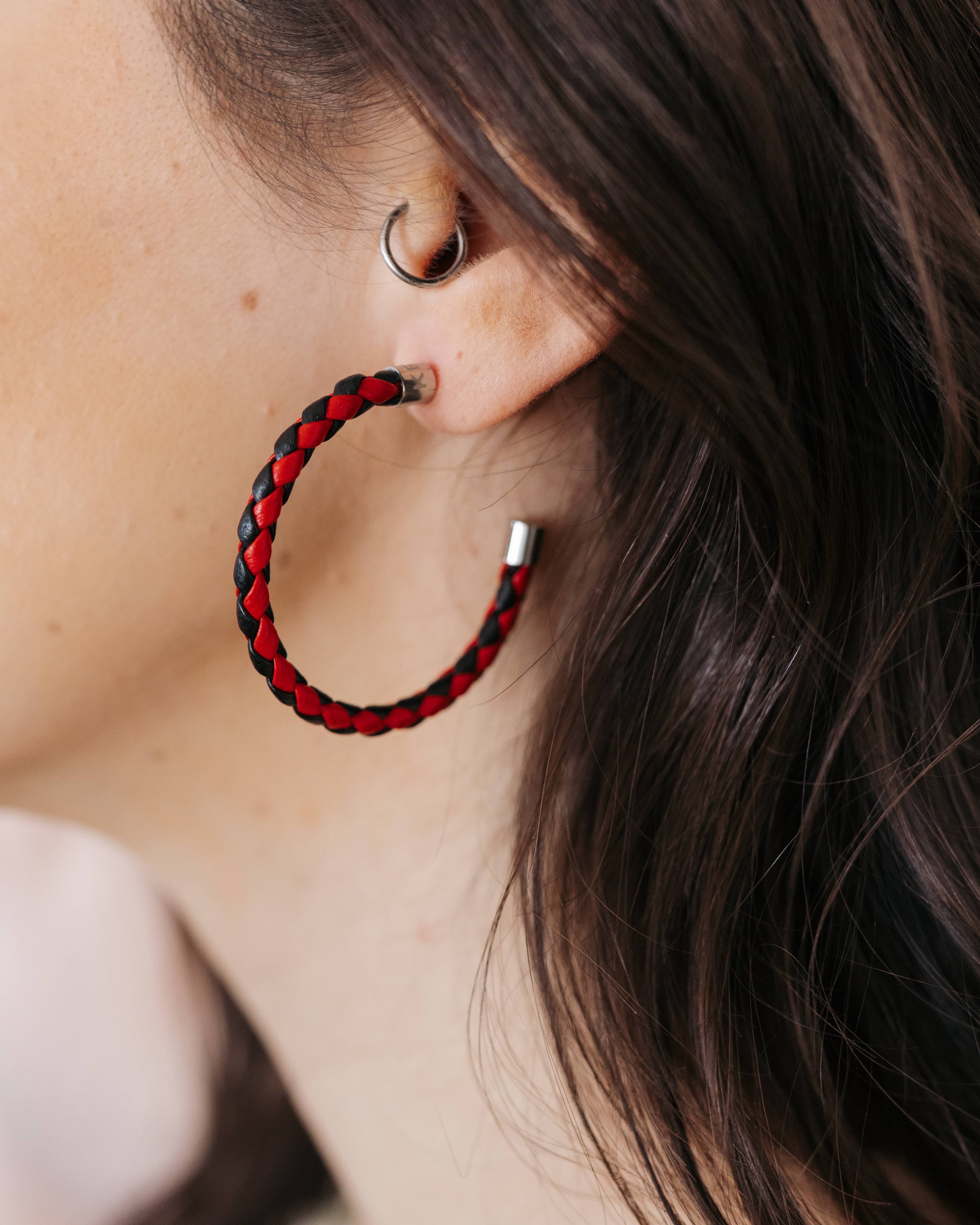 Braided Hoop Earrings