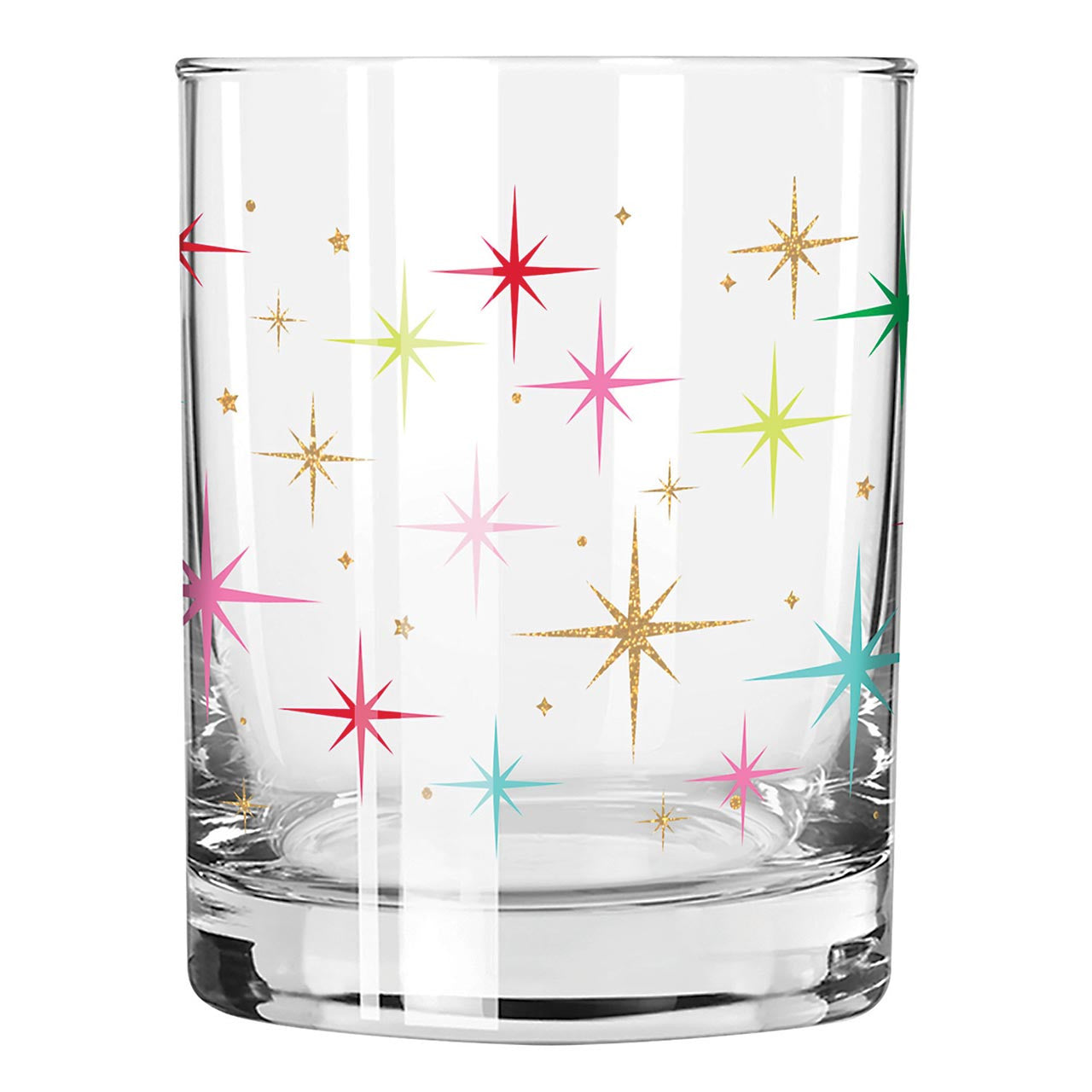 Double Old Fashioned Glass - Retro Stars - A. Dodson's