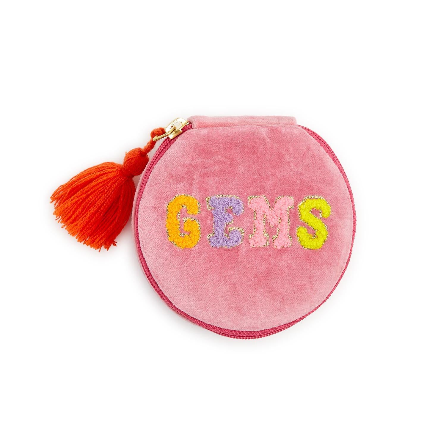 Round Velvet Jewelry Box