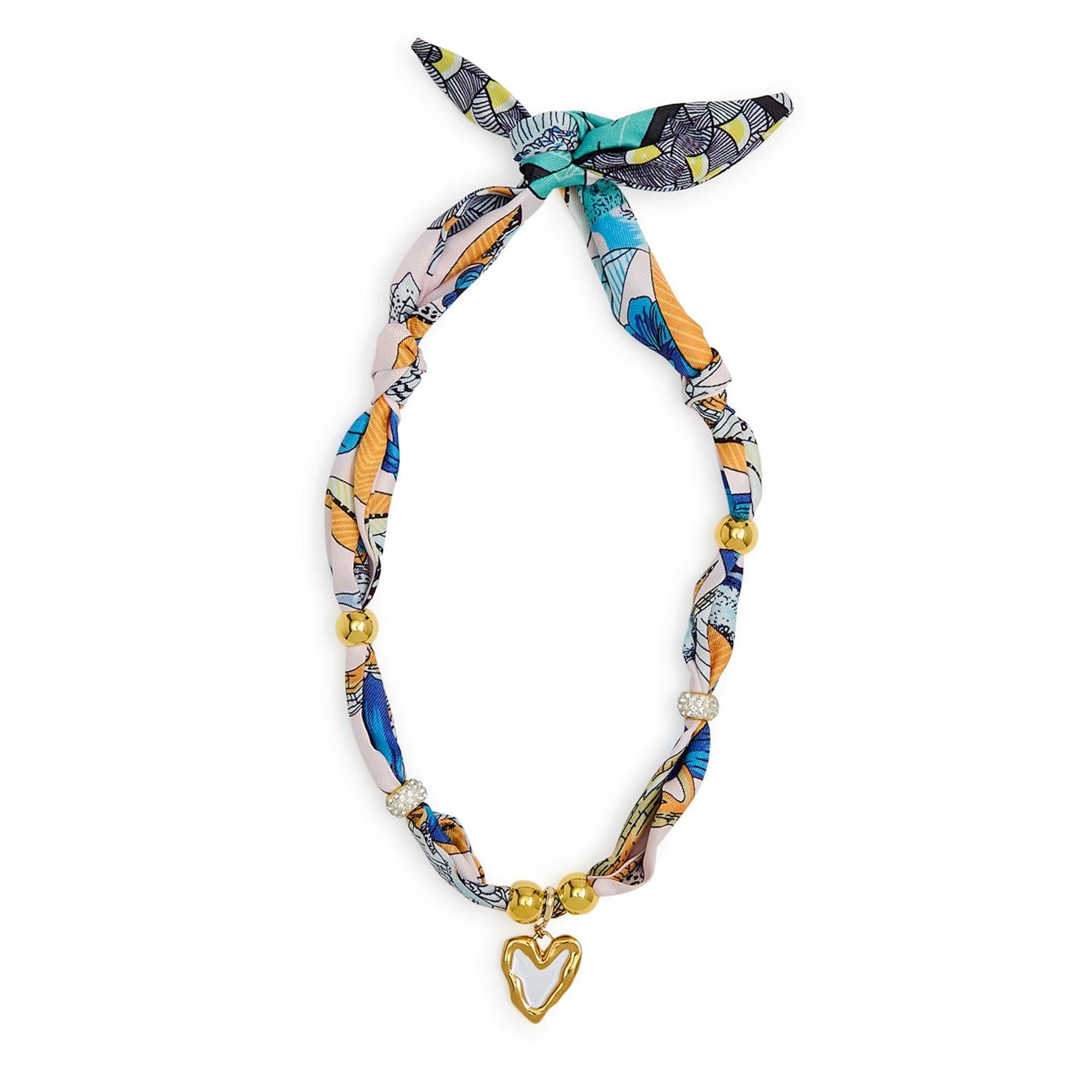 Tied to You Love Scarf Necklace