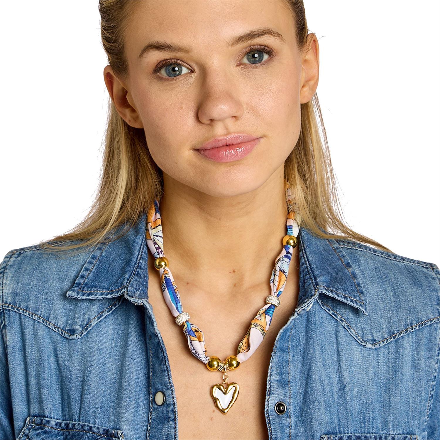 Tied to You Love Scarf Necklace